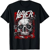 Amazon.com: Slayer – War Skull Helmet T-Shirt : Clothing